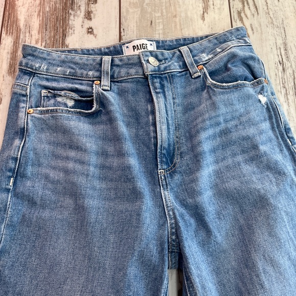 Paige Sarah Slim High Rise Straight Leg Jeans - Size 27 - Picture 13 of 16
